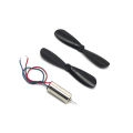 1set=2pcs DC3.7-4.2V 716 7*16MM Micro DIY Helicopter Coreless DC Motor With Propeller Great Torque High Speed Motor. 