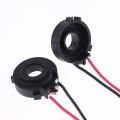 New 2Pcs Headlight Bases Retainers For Golf 7 MK7 MK6 Tiguan Sharan Multivan Touran Scirocco Passat B7 H7 LED Socket Adapters. 