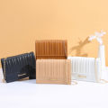 Trendy simple solid color embossed crossbody small square bag high-end vertical striped crossbody shoulder women's bag. 