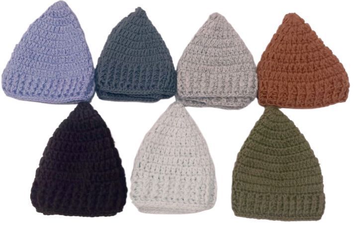 Handmade wool hats