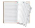 Register Rough work notebook single line of 200, 300 and 500 pages pack of 1. 
