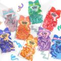 Ribbon/Confetti Sticker 20pc Multicolor Journaling Scrapbooking.