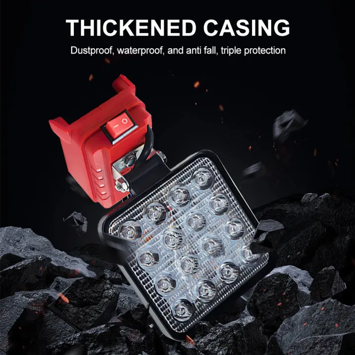 New%2016%20Beads%20LED%20With%20USB%20Work%20Light%20Portable%20Lanterns%20Lamp%20Spotlight%20%20for%20Milwaukee%20Camping%20Equipment%20Accessories%20Outdoor%20-%20Image%204