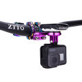 ZTTO MTB Road Bike Computer Camera Holder Handlebar Extension Bicycle Stopwatch Holder for Bryton CATEYE Mount.