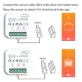 Tuya Smart Life ZigBee Garage Door Opener Controller App Remote Control Supports Alexa Google Home Zigbee2MQTT Gateway Needed. 