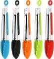 7/9/12inch Silicone Kitchen BBQ Tongs Stainless Steel Locking Cooking Tongs with Silicone Tips Non-Slip Food Tongs for Cooking. 