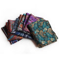 41 Colors 25*25cm Men's Business Suits Pocket Square Handkerchiefs for Wedding Paisley Dot Stripes Hankies Mens Pocket Towel.