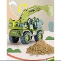 Light sound musical 180° rotating monster excavator toy vehicle , 20 inches. 