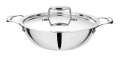 Stainless Steel Triply Karai 20cm 22cm 24cm 26cm 28cm 30cm 32cm 34cm. 