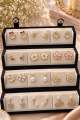 Any 12 pair korean Earings with Jhumka box jewelry box. 