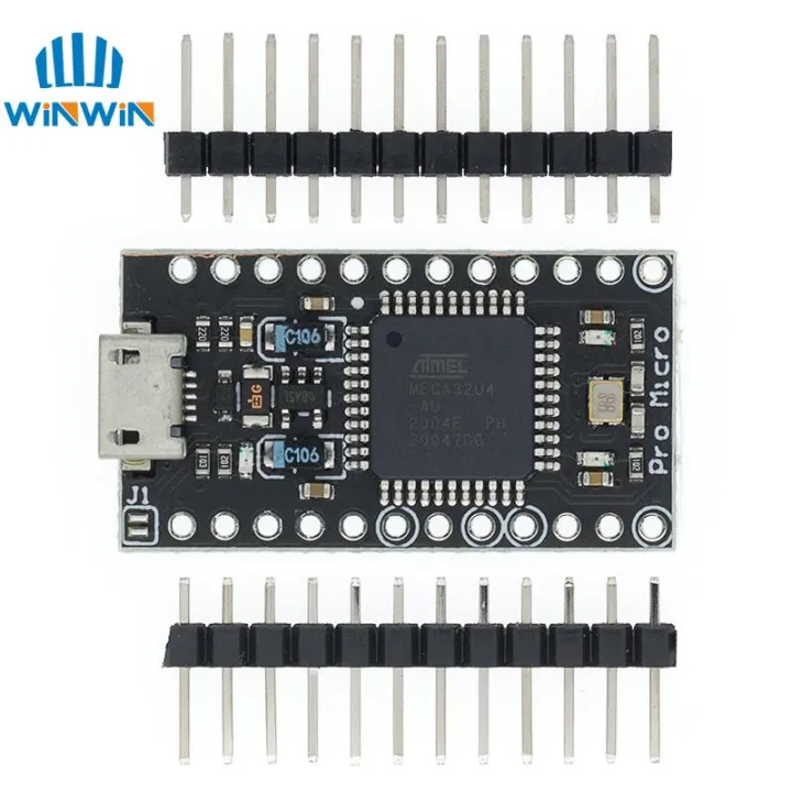 Pro%20Micro%20ATMEGA32U4%205V/16MHZ%20module%20With%20the%20bootloader%20for%20arduino%20MINI%20USB/Micro%20USB/TYPE-C%20with%202%20row%20pin%20header%20for%20arduino%20-%20Image%202