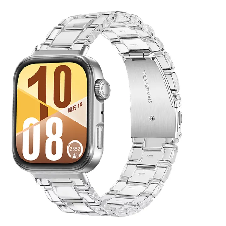 Colorful%20Bracelet%20For%20Huawei%20Watch%20Fit%204%20Transparent%20Resin%20Strap%20For%20Huawei%20Watch%20Fit%203%20Smartwatch%20Wristband%20Accessories%20Correa%20-%20Image%202