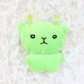 Cute Cartoon Alien Cat Plush Toy Pendant Little Alien Cat Keychain Doll Soft Stuffed Birthday  for Kids Girl Backpack Decor. 