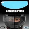 Helmet Clear Anti-Fog Rainproof Film Safety Driving Helmet Accessories Durable Motorcycle Helmets High-Definition Lens Sticker. 