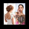 Hair Pearls Stick On Self Adhesive Pearls Stickers Face Pearls Stickers for Hair ANLAN. 
