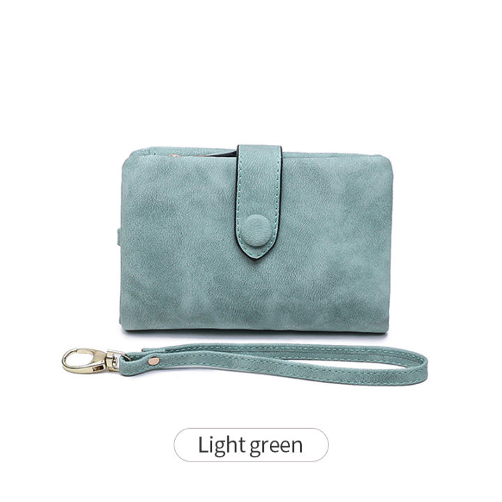 Women's%20short%20frosted%20wallet%20Korean%20version%20student%20small%20fresh%20cute%20Tri-fold%20%20multi%20cardslot%20zero%20wallet%20multifunctional%20wallet%20-%20Image%208