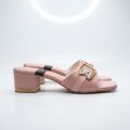 Stylish Fancy Block Heels Slippers for Women | Premium Butterfly Buckle Bridal & Party Wear Sandals for Ladies. 