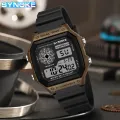 SYNOKE Digital Watches Men Sports Luminous Multifunction Waterproof Chrono Wristwatch Outdoor and Running Student Seven Light. 