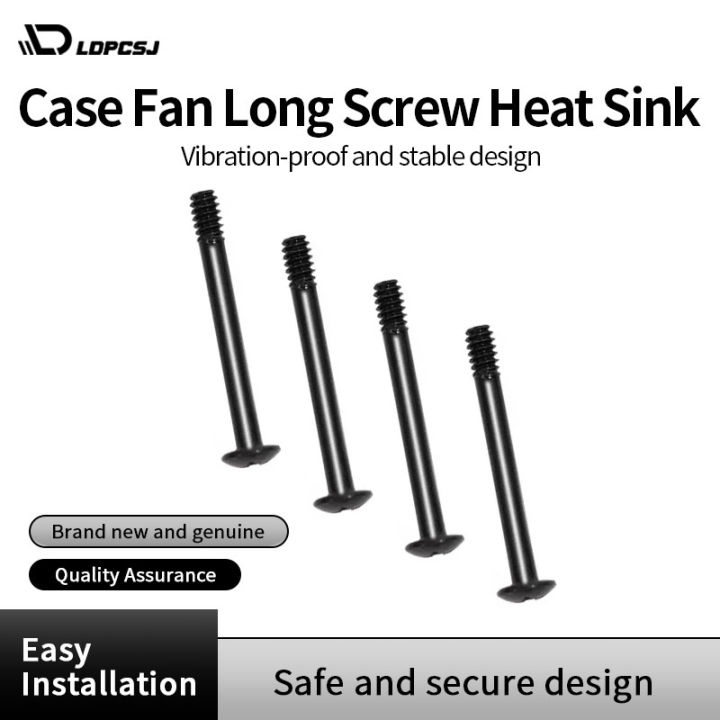 Pc Radiator Screws Ldpcsj 20Pcs Computer Case Fan Long Screw Radiator Pc Fan Screw ...