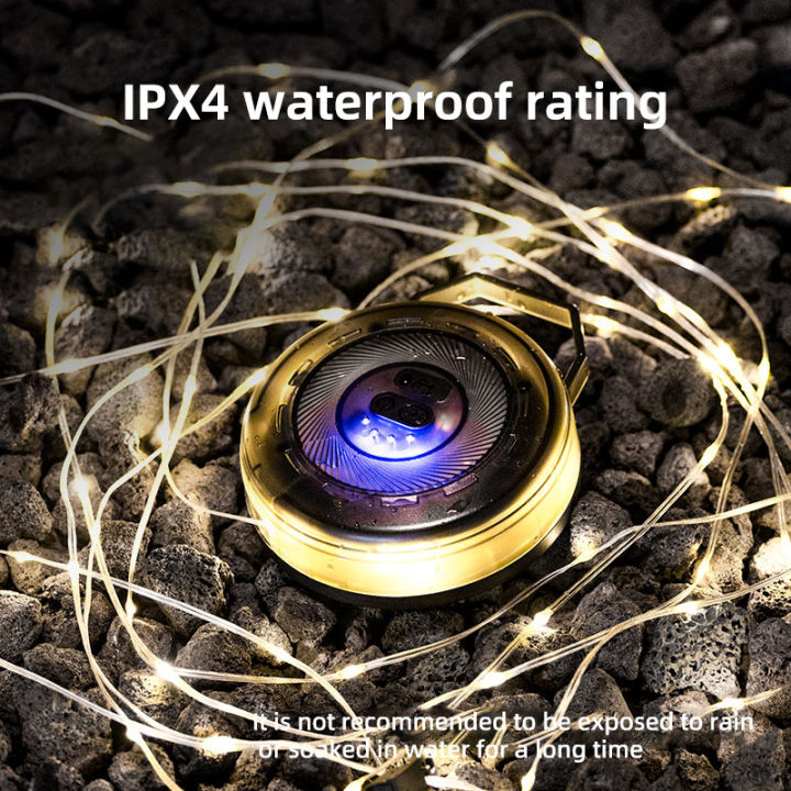 Blackdog Outdoor Tape Measure Ambient Light String Canopy Light Strip led Outdoor Tent Light Hand Crank Storage