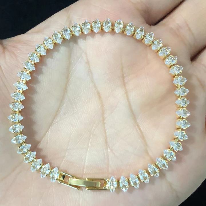 Luxury%20Roman%20Crystal%20Geometric%20Chain%20Bracelets%20for%20Women%20Trendy%20Goth%20Full%20Rhinestone%20Marquise%20Charm%20Tennis%20Bracelet%20Wed%20Jewelry%20-%20Image%207