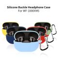 Case for  WF 1000XM5 Wireless Earphone Covers Shockproof Soft Silicone Headset Anti-Scratch Protective Cases With Hook. 