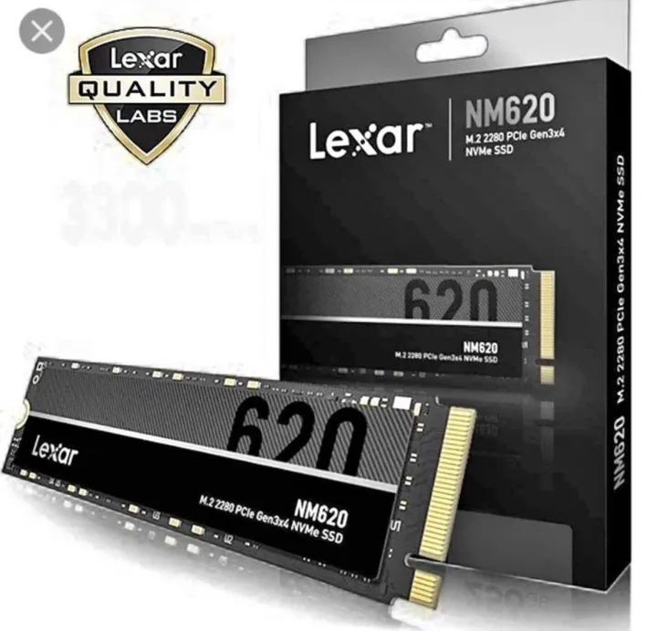 Lexar 256GB NM620 M.2 2280 PCIe Gen3x4 NVMe SSD