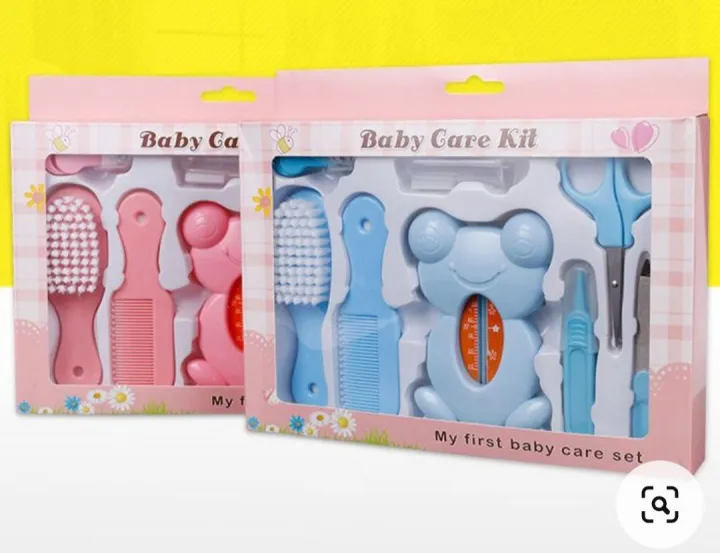 8pcs/set%20Baby%20Care%20Kit,%20Baby%20Safe%20Nail%20Clipper,%20Baby%20Bath%20Water%20Temperature%20Meter,%20Soft%20Hair%20Comb%20Brush%20-%20Image%203