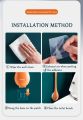 Long Handle Toilet Brush Mild Material Wall Mounted Easy Cleaning Bathroom Toilet Brush. 
