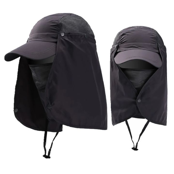 LOOGDEEL%20Fishing%20Hunting%20Camping%20Hiking%20Hats%20Outdoor%20Sun%20Protection%20Breathable%20Caps%20Full%20Head%20Quick-dry%20Fishman%20Headwear%20Unisex%20-%20Image%207