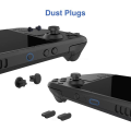For Steam Deck Host Protective Kit Trackpad Button Sticker Dustproof Dust Plug Rocker Silicone Caps for Steam Deck Accessories.