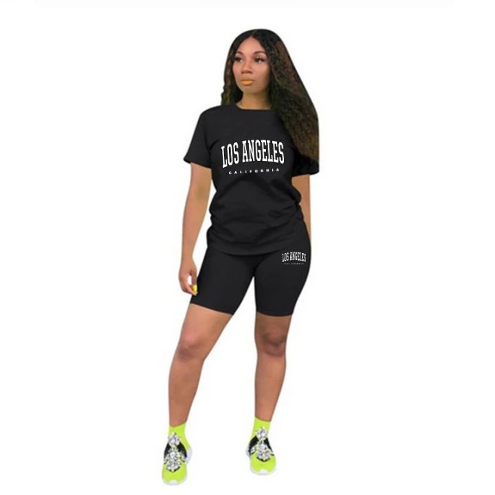 2026%20Hot%20Sale%20T-shirts%20Shorts%20Women's%20Summer%20Fashion%20Tracksuit%20Outdoor%20Casual%20Sports%20Jogging%20Suit%20Urban%20Trend%20Streetwear%20-%20Image%206