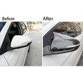 Hyundai Elantra side mirror cover carbon fiber batman style. 