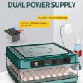 15 Eggs Intelligent Full Automatic Incubator Dual Supply AC/DC, Adjustable Rolling Tray, Auto Water Refil System. 