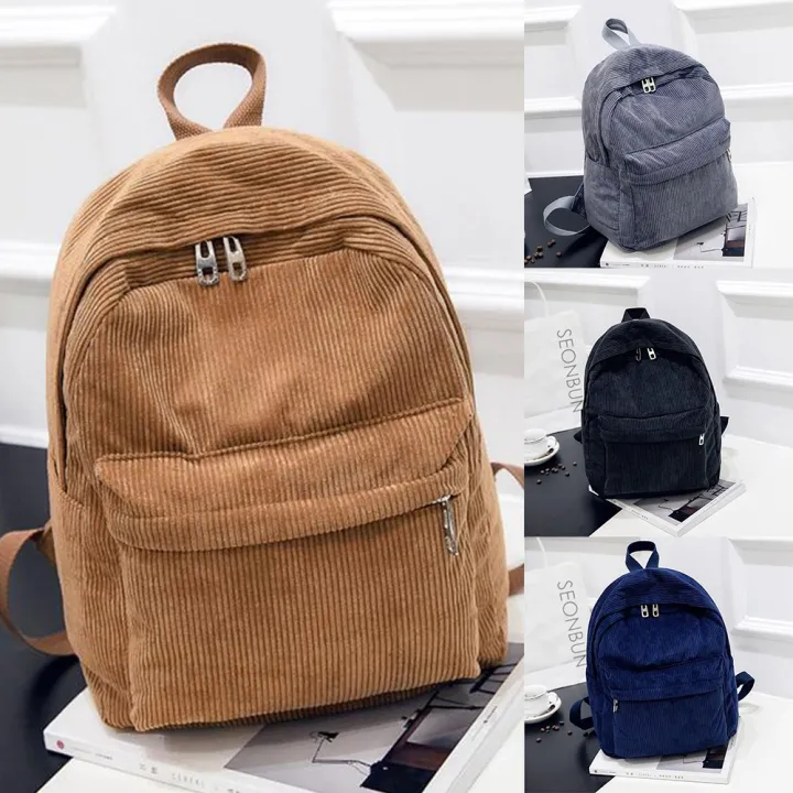 MARKROYAL%20Pure%20Color%20Corduroy%20Backpack%20Fashion%20Women%20School%20Backpack%20Women%20Backpack%20Teenger%20Girl%20School%20Bags%20Female%20Bagpack%20-%20Image%202