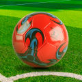1PC A Size 3 and 5 Cyclone Football, Soft Inflatable Red Soccer Ball, Suitable for Training and Match Play. 
