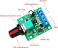 PWM 2A DC Motor Speed Control Module DC 1.8V 3V 5V 6V 12V 2A 1803BK LED Dimmer Adjustable Driver Switch. 