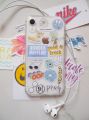 Sticker phone case available in all models. 