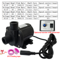 High Pressure Pump with Governor 1/2" Ceramic Pump 3000L/H 8M Head, DC 12V 24V Submersible Brushless Pump with EU Adapter.