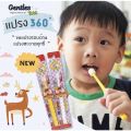 Gentle tots 0-3 years old toothbrush imported from Japan. the brush can be both the gums and the teeth, the brush head is 360 degrees round.. 