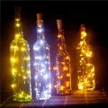 10pcs Bar LED Wine Bottle Cork String Lights Christmas Decoration Led Lamp Bottle Fairy Lights Holiday Copper Wire Lights String.