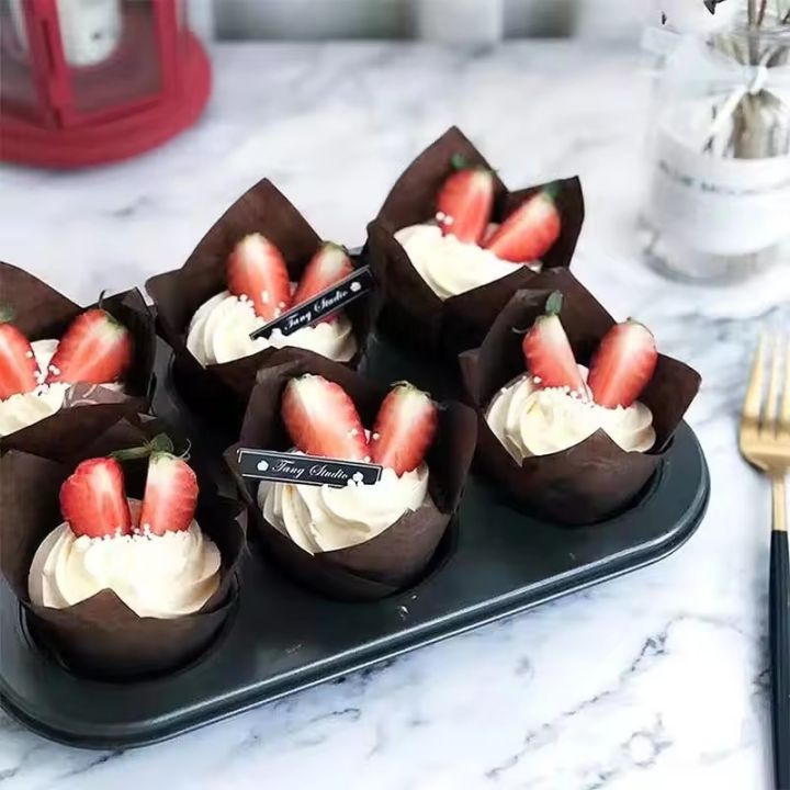 50/100PCS%20Baking%20Oil%20Proof%20Paper%20Cups%20Tulip%20Cake%20Paper%20Cups%20Baking%20Shops%20Dessert%20Bread%20Cakes%20Biscuit%20Wrap%20Cases%20Supplies%20-%20Image%206