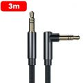 3.5mm Jack Audio Cable 90 Degree Elbow Male to Straight Male Speaker Aux Wire For Samsung Xiaomi MP3/4 Video Adapter Cord. 