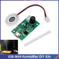 USB 5V Mini Humidifier DIY Kits Mist Maker and Driver Circuit Board Fogger Atomization Film Atomizer Sheet Mini Oscillating. 