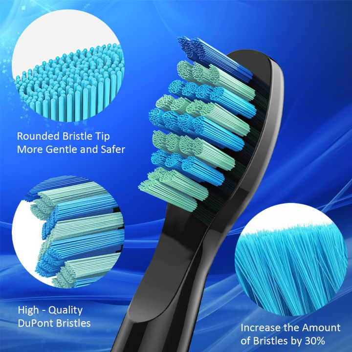 4/5/10/20Pcs%20Electric%20Toothbrush%20Replacement%20Heads%20Compatible%20With%20SEAGO%20SG910/507/958/515/949/575/551%20-%20Image%205