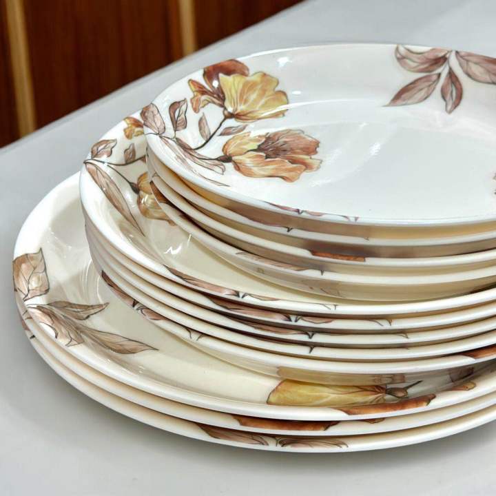 Customise%20Dinner%20Set%20Premium%20Quality%20Melamine%20Double%20Glaze%20High%20Quality%20Dinner%20Sets%20Dinnerware%20Sets%20With%20Double%20Polish%20Plates%20And%20Bowl%20Set%20Premium%20Luxury%20Quality%20Heavy%20Weight%20Oven%20Safe%20-%20Image%202