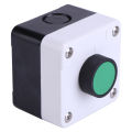 Push Button Switch Box Weatherproof Green Push Button Switch One Button Control Box for Gate Opener. 