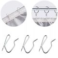 DRAPERY HOOKS PINS FOR CURTAINS, METAL CURTAIN HOOKS PINS FOR DRAPES PINCH PLEAT. 