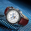 ONOLA 2023 New Fashion Men Watch Casual Mechanical Watch Men's Luxury Top Leather Hollow Automatic Watch. 