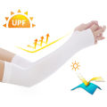 UV Sun Protection Arm Sleeves for Men Women Cycling Ice Silk Outdoor Breathable Summer Driving Cooling Fishing Hiking Sleeves.